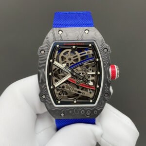 Richard Mille Super Clone RM67-02 Replica Black Dial Red Strap