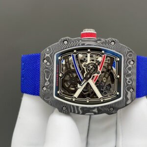 RM67-02 Mutaz Essa Black Skeleton Dial on Blue Strap VAF CRMA7 1:1 customization