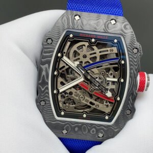 RM67-02 Mutaz Essa Black Skeleton Dial on Blue Strap VAF CRMA7 1:1 customization