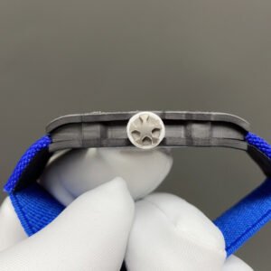 RM67-02 Mutaz Essa Black Skeleton Dial on Blue Strap VAF CRMA7 1:1 customization