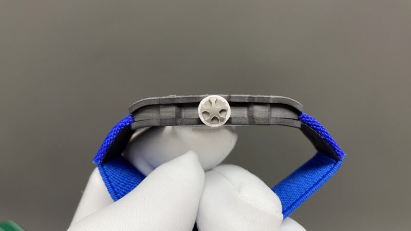 RM67-02 Mutaz Essa Black Skeleton Dial on Blue Strap VAF CRMA7 1:1 customization