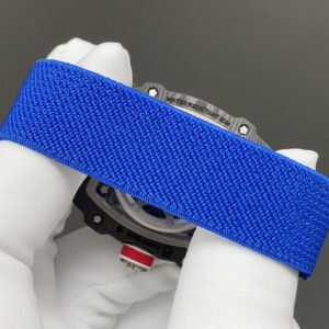 RM67-02 Mutaz Essa Black Skeleton Dial on Blue Strap VAF CRMA7 1:1 customization