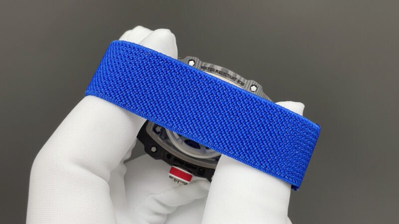 RM67-02 Mutaz Essa Black Skeleton Dial on Blue Strap VAF CRMA7 1:1 customization