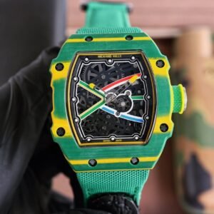 Richard Mille Super Clone RM67-02 Replica - Green Skeleton Dial Luxury Super Clone Watch