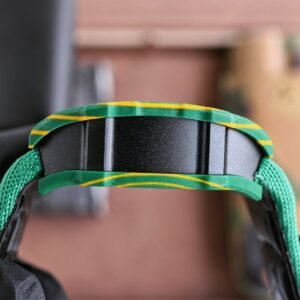 RM67-02 Mutaz Essa Green Skeleton Dial on Green Strap VAF CRMA7 1:1 customization