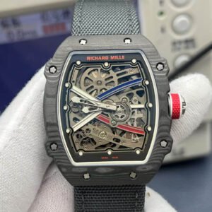 RM67-02 Mutaz Essa black Skeleton Dial on black Strap VAF CRMA7 1:1 customization