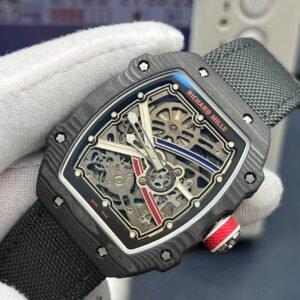 RM67-02 Mutaz Essa black Skeleton Dial on black Strap VAF CRMA7 1:1 customization