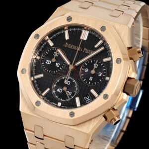 Royal Oak Chrono 26240 41mm RG/RG Black Dial APS SH4401 Super Clone