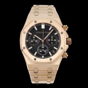 Royal Oak Chrono 26240 41mm RG/RG Black Dial APS SH4401 Super Clone
