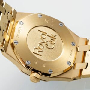 Royal Oak Ladies 67651 33mm Dia YG/YG Blue ZF Swiss Qtz