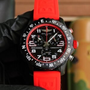 Endurance Pro 44mm Black Dial/Red Strap BLSF A2836